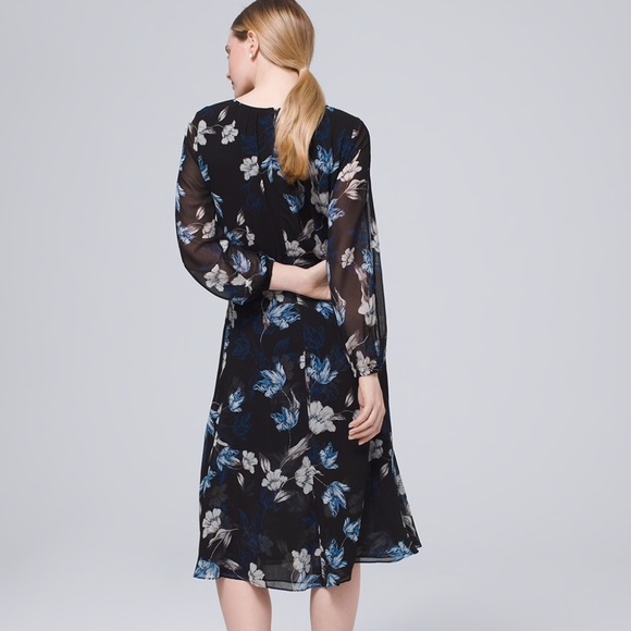 WHBM Floral Midi Dress - Picture 4 of 4